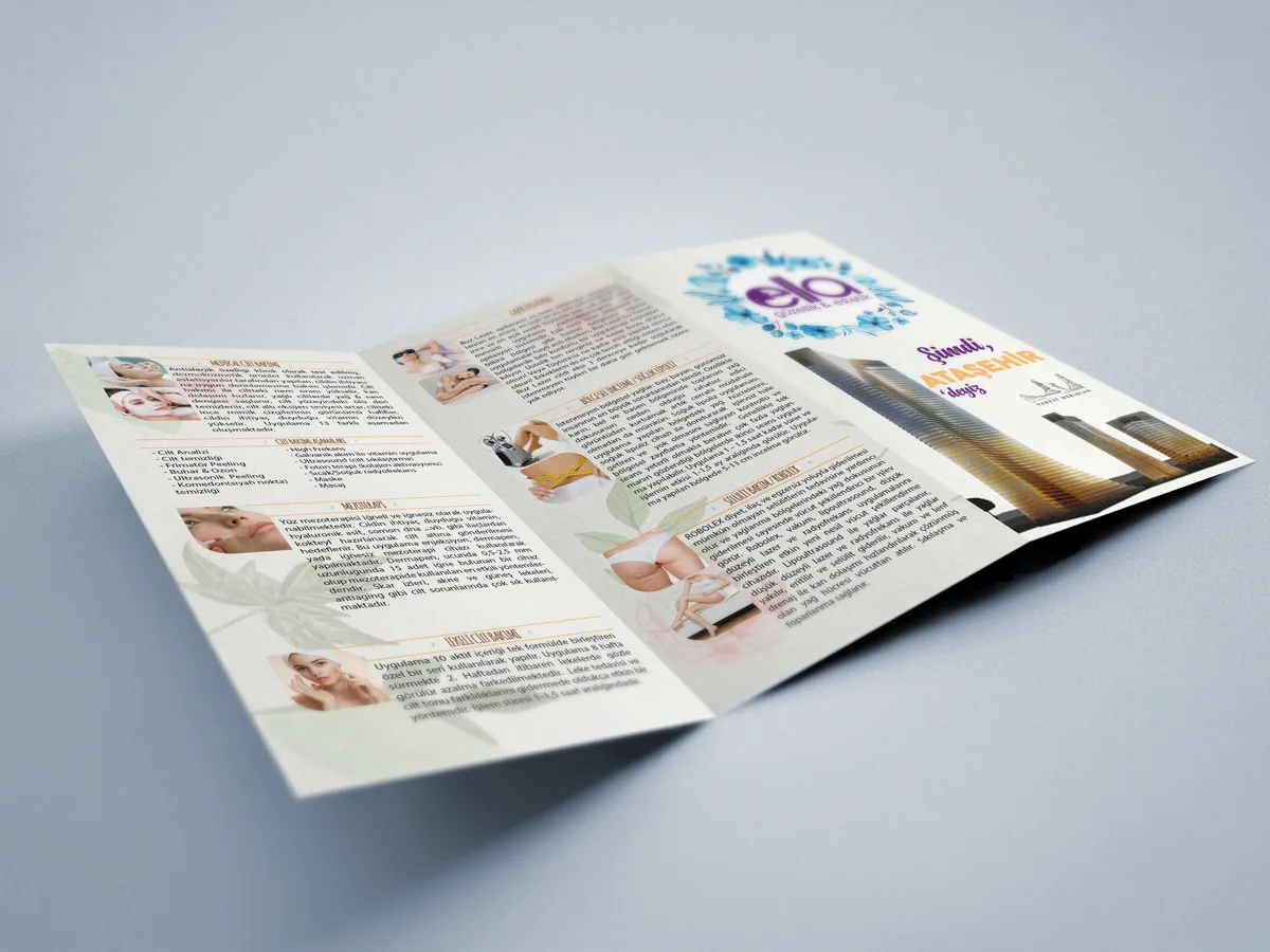 Ella Güzellik brochure design